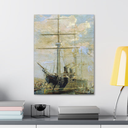 Alexey Petrovich Bogolyubov (1824-1896) Cruiser 1880 - Canvas Wall Art-The Sticker Space