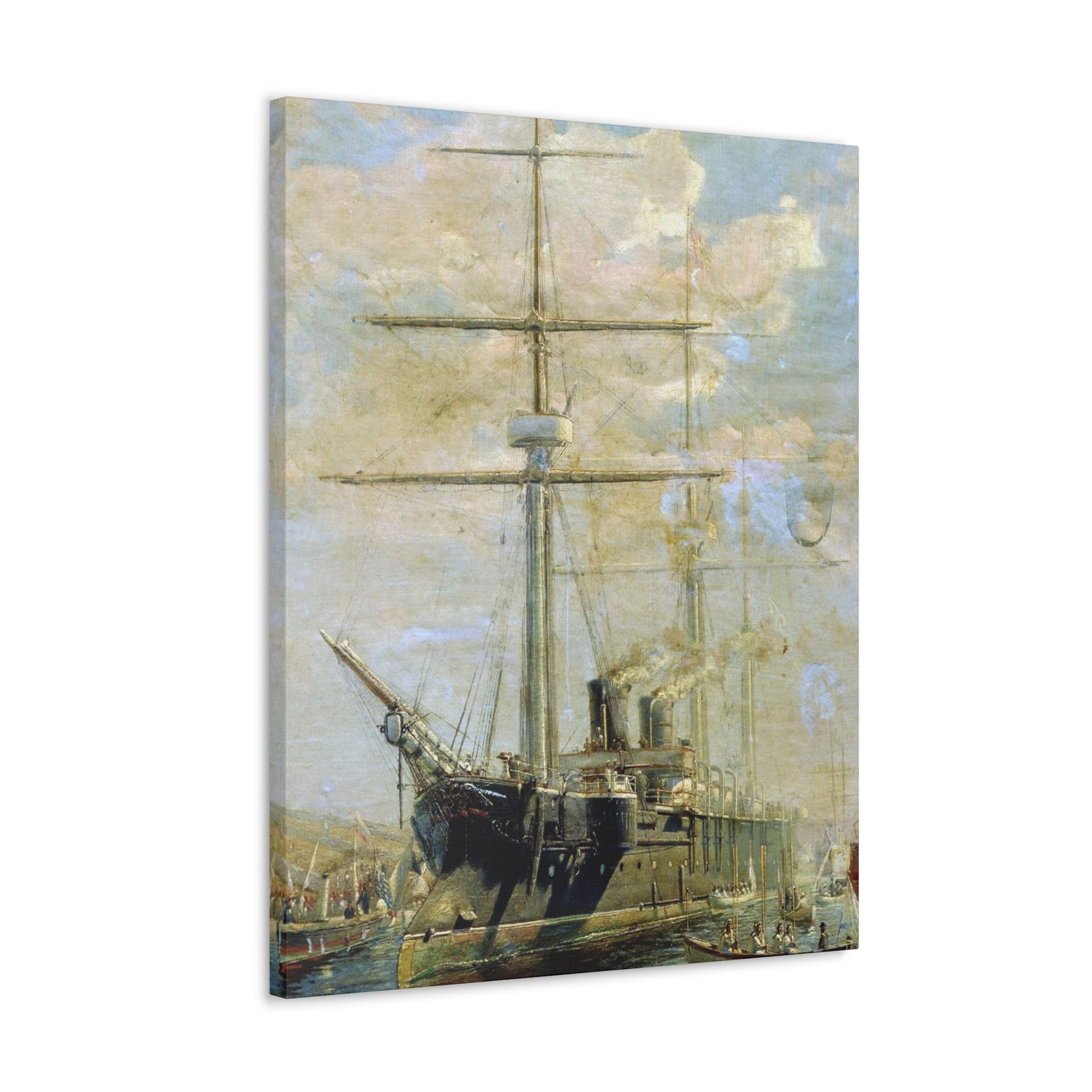 Alexey Petrovich Bogolyubov (1824-1896) Cruiser 1880 - Canvas Wall Art-The Sticker Space