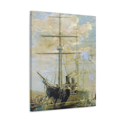 Alexey Petrovich Bogolyubov (1824-1896) Cruiser 1880 - Canvas Wall Art-The Sticker Space