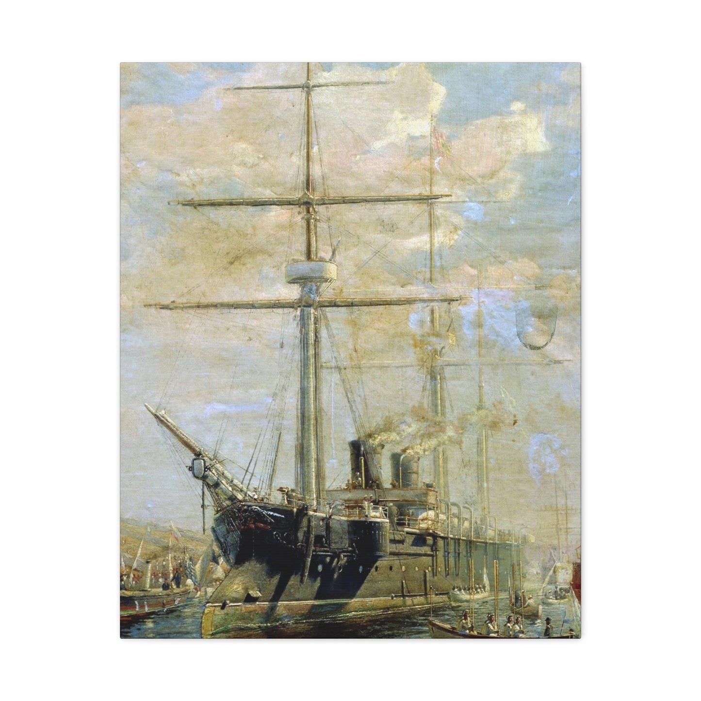 Alexey Petrovich Bogolyubov (1824-1896) Cruiser 1880 - Canvas Wall Art-24″ x 30″-The Sticker Space