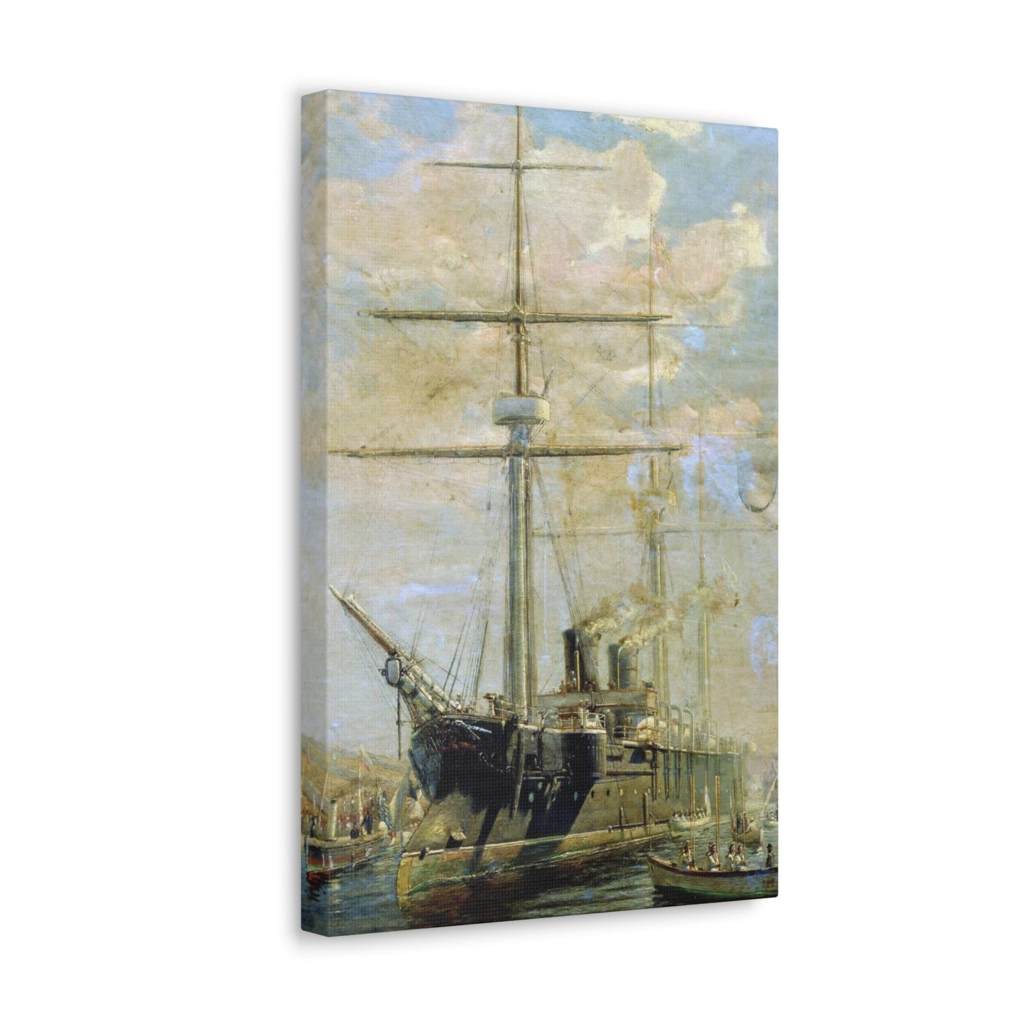 Alexey Petrovich Bogolyubov (1824-1896) Cruiser 1880 - Canvas Wall Art-The Sticker Space