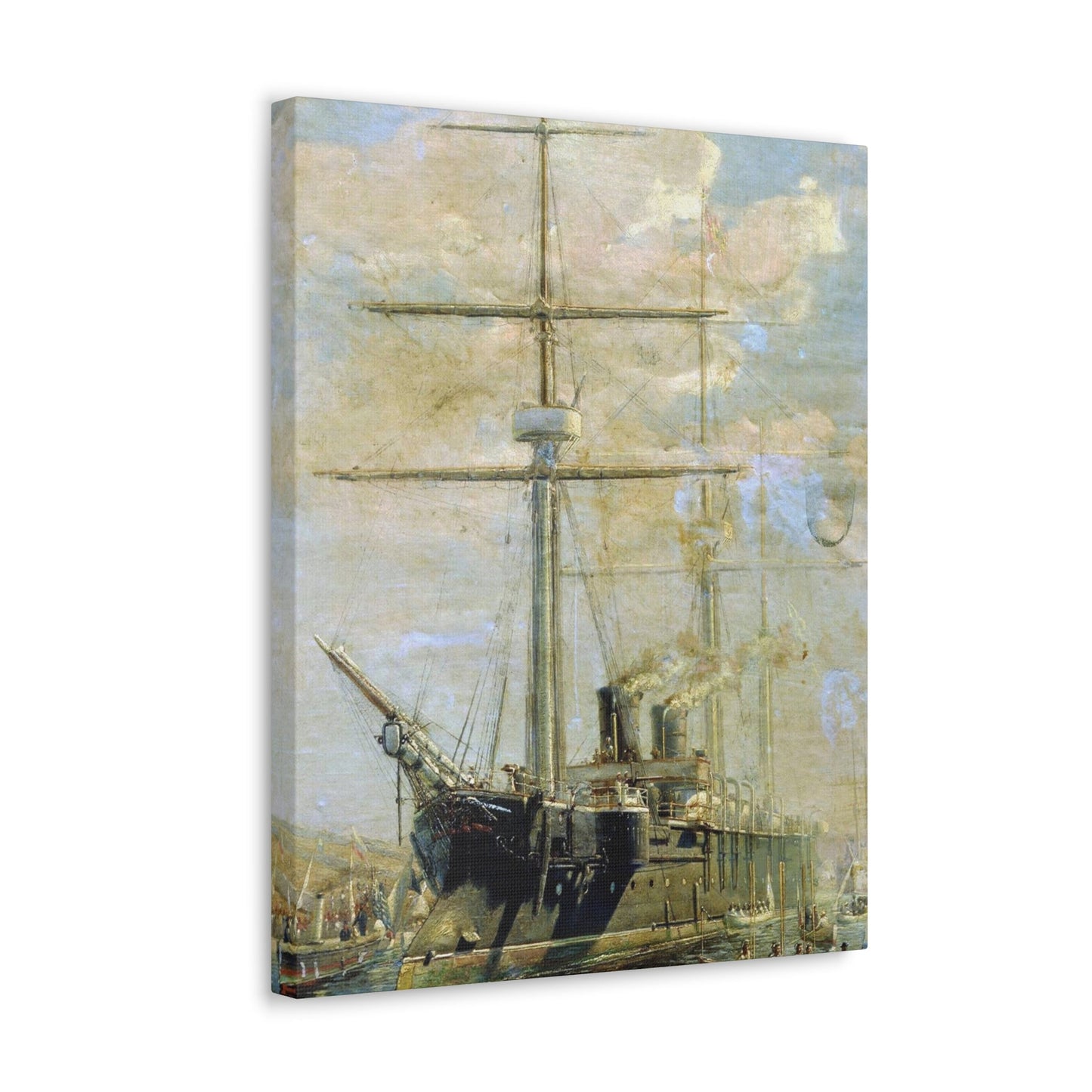 Alexey Petrovich Bogolyubov (1824-1896) Cruiser 1880 - Canvas Wall Art-The Sticker Space