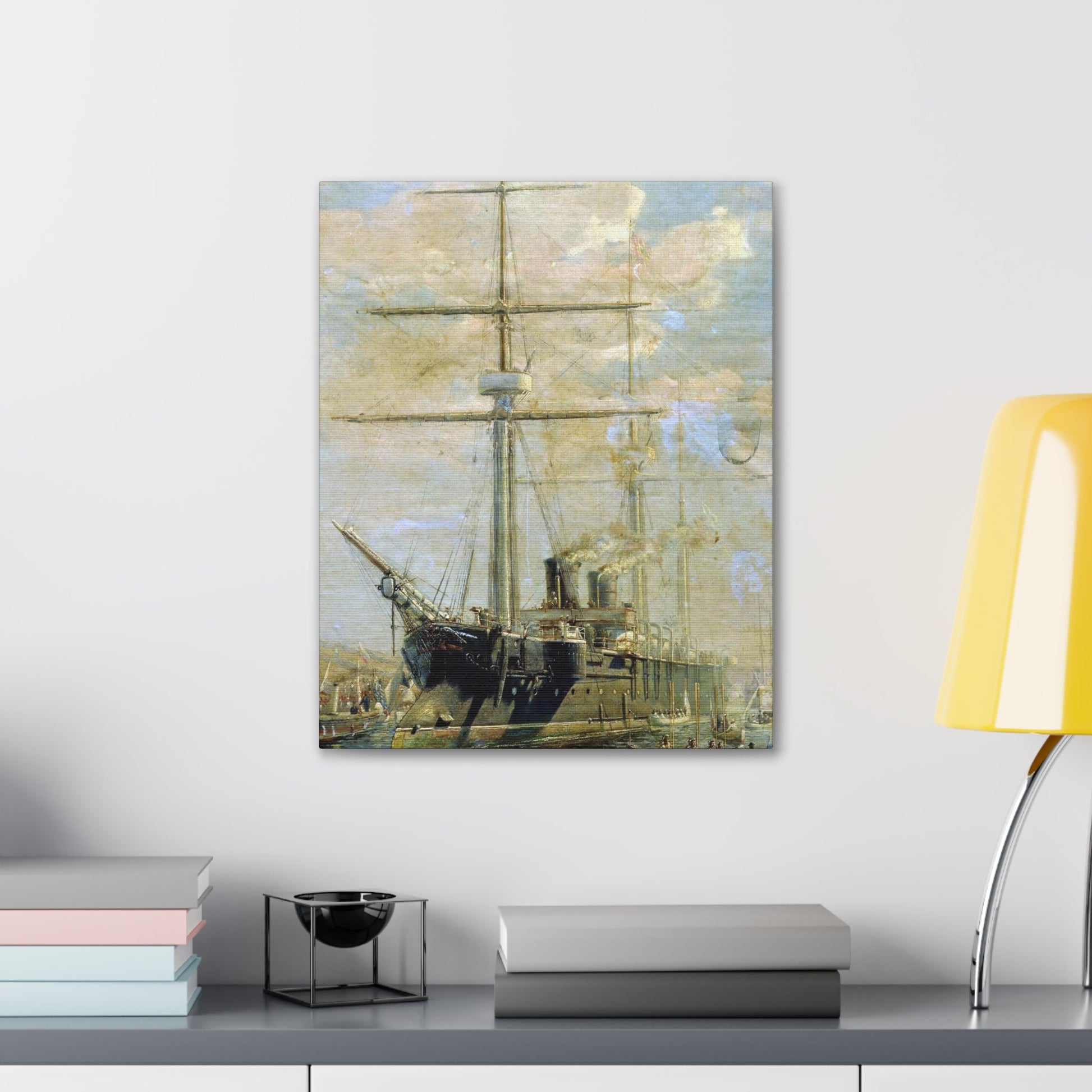 Alexey Petrovich Bogolyubov (1824-1896) Cruiser 1880 - Canvas Wall Art-The Sticker Space