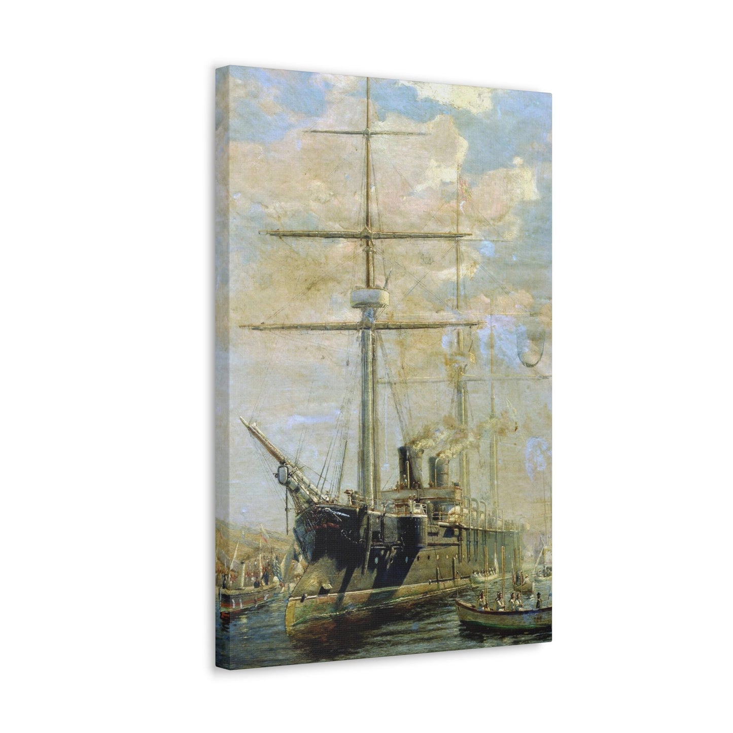 Alexey Petrovich Bogolyubov (1824-1896) Cruiser 1880 - Canvas Wall Art-The Sticker Space