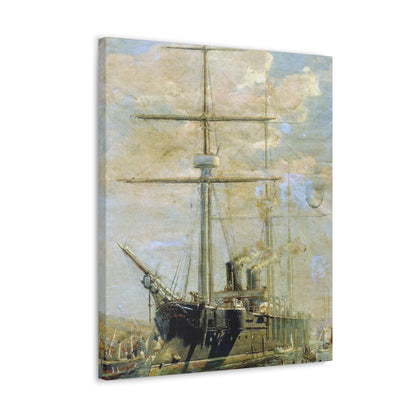 Alexey Petrovich Bogolyubov (1824-1896) Cruiser 1880 - Canvas Wall Art-The Sticker Space