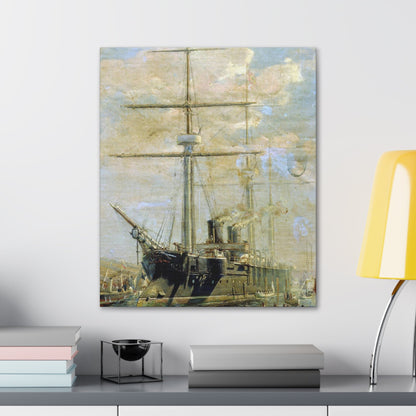 Alexey Petrovich Bogolyubov (1824-1896) Cruiser 1880 - Canvas Wall Art-The Sticker Space