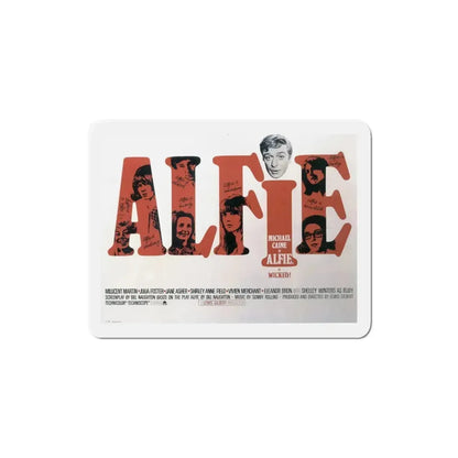 Alfie 1966 Movie Poster Refrigerator Magnet 3 Inch - The Sticker Space