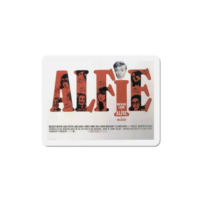 Alfie 1966 Movie Poster Refrigerator Magnet 6 Inch - The Sticker Space