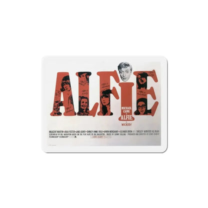 Alfie 1966 Movie Poster Refrigerator Magnet - The Sticker Space