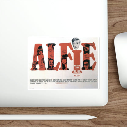 Alfie 1966 Movie Poster STICKER Vinyl Die-Cut Decal-The Sticker Space