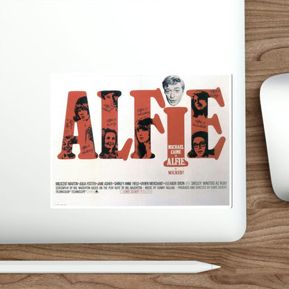 Alfie 1966 Movie Poster STICKER Vinyl Die-Cut Decal-The Sticker Space