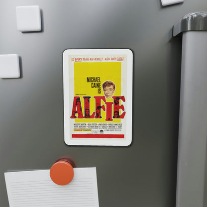 Alfie 1966 v2 Movie Poster Die-Cut Magnet-The Sticker Space