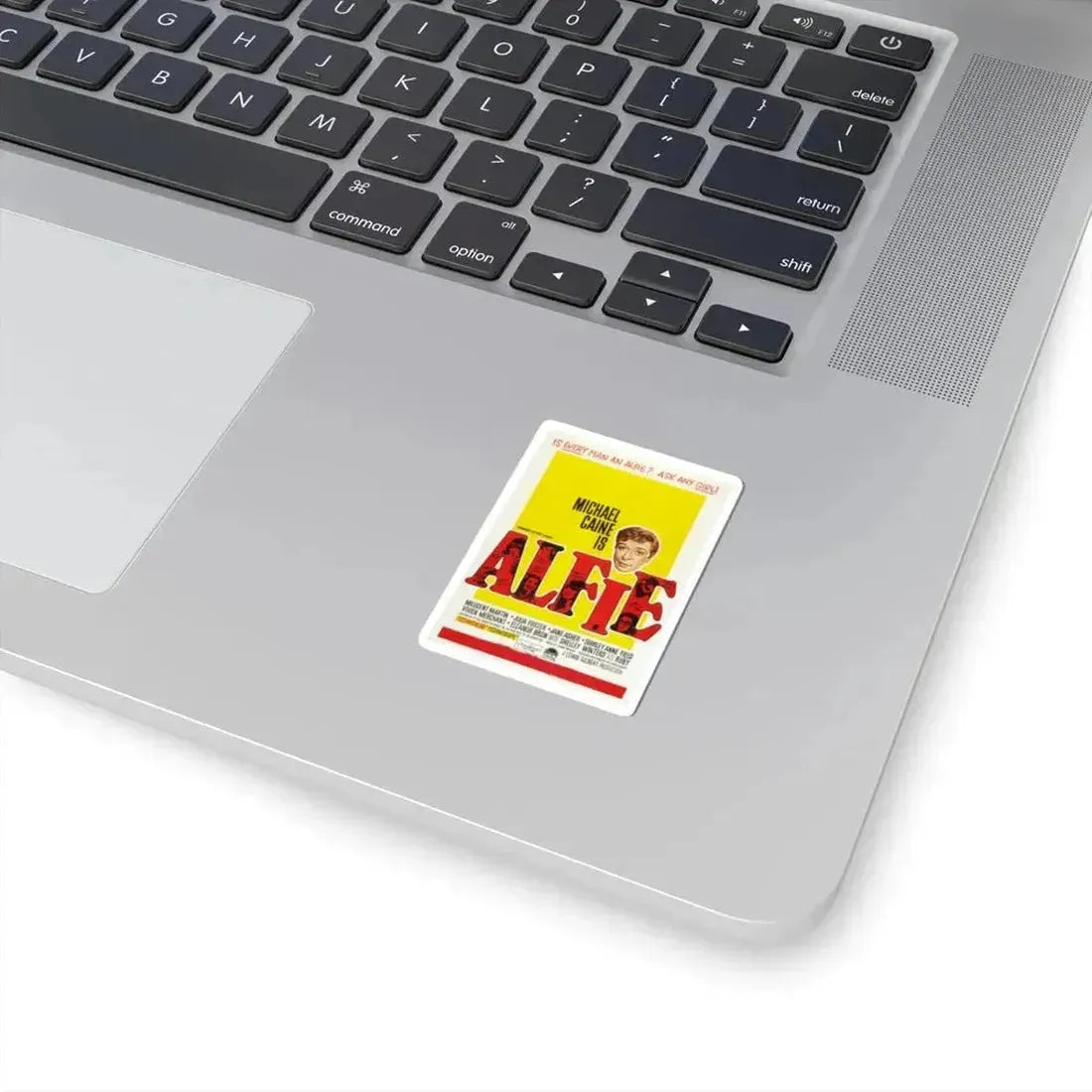 Alfie 1966 v2 Movie Poster - STICKER Vinyl Kiss-Cut Decal - The Sticker Space