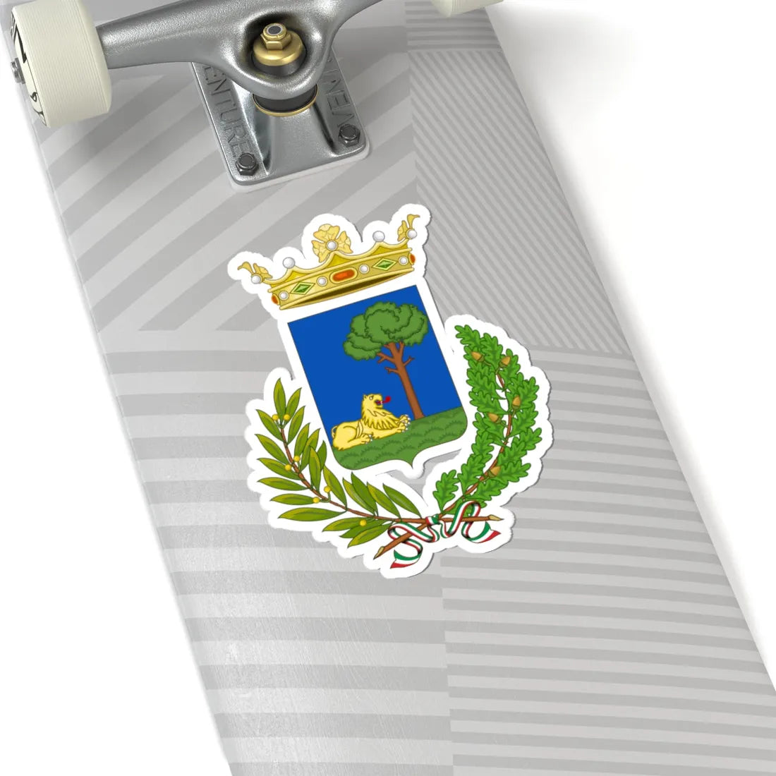 Alfonsine-Stemma (Italy) (Coat of Arms) STICKER Vinyl Kiss-Cut Decal - The Sticker Space