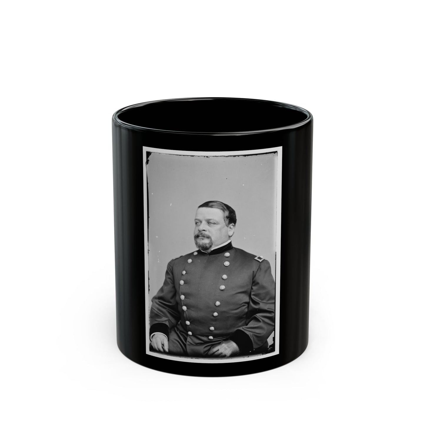 Alfred Gibbs, Col. 130th Ny Inf 001 (U.S. Civil War) Black Coffee Mug