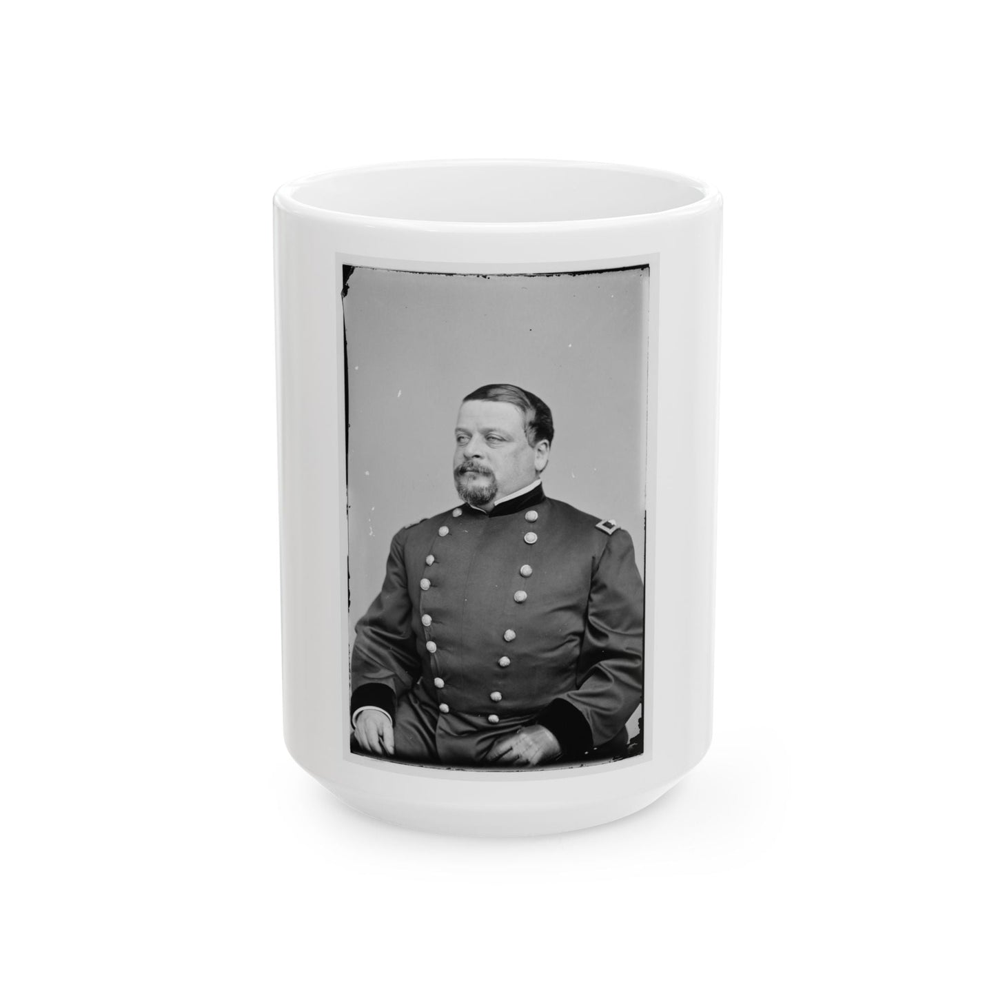 Alfred Gibbs, Col. 130th Ny Inf 001 (U.S. Civil War) White Coffee Mug