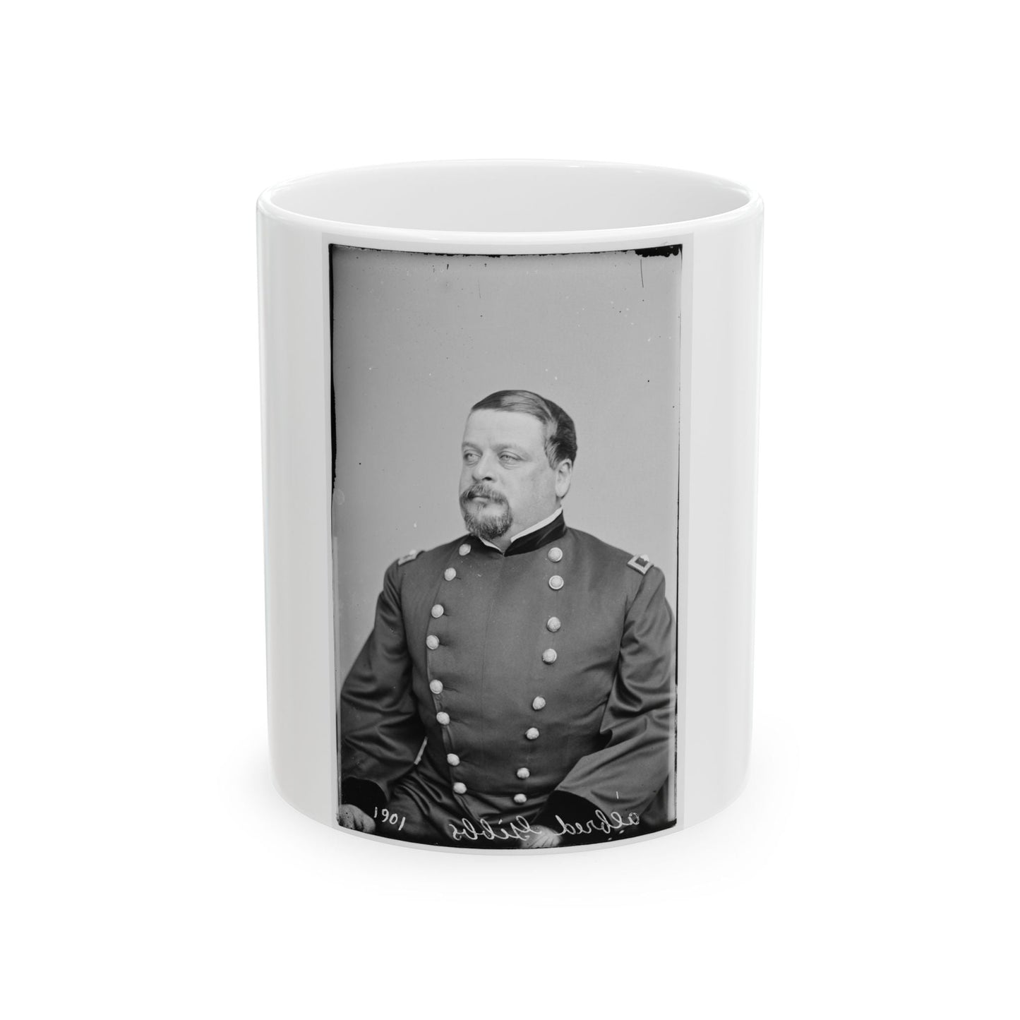 Alfred Gibbs, Col. 130th Ny Inf 002 (U.S. Civil War) White Coffee Mug