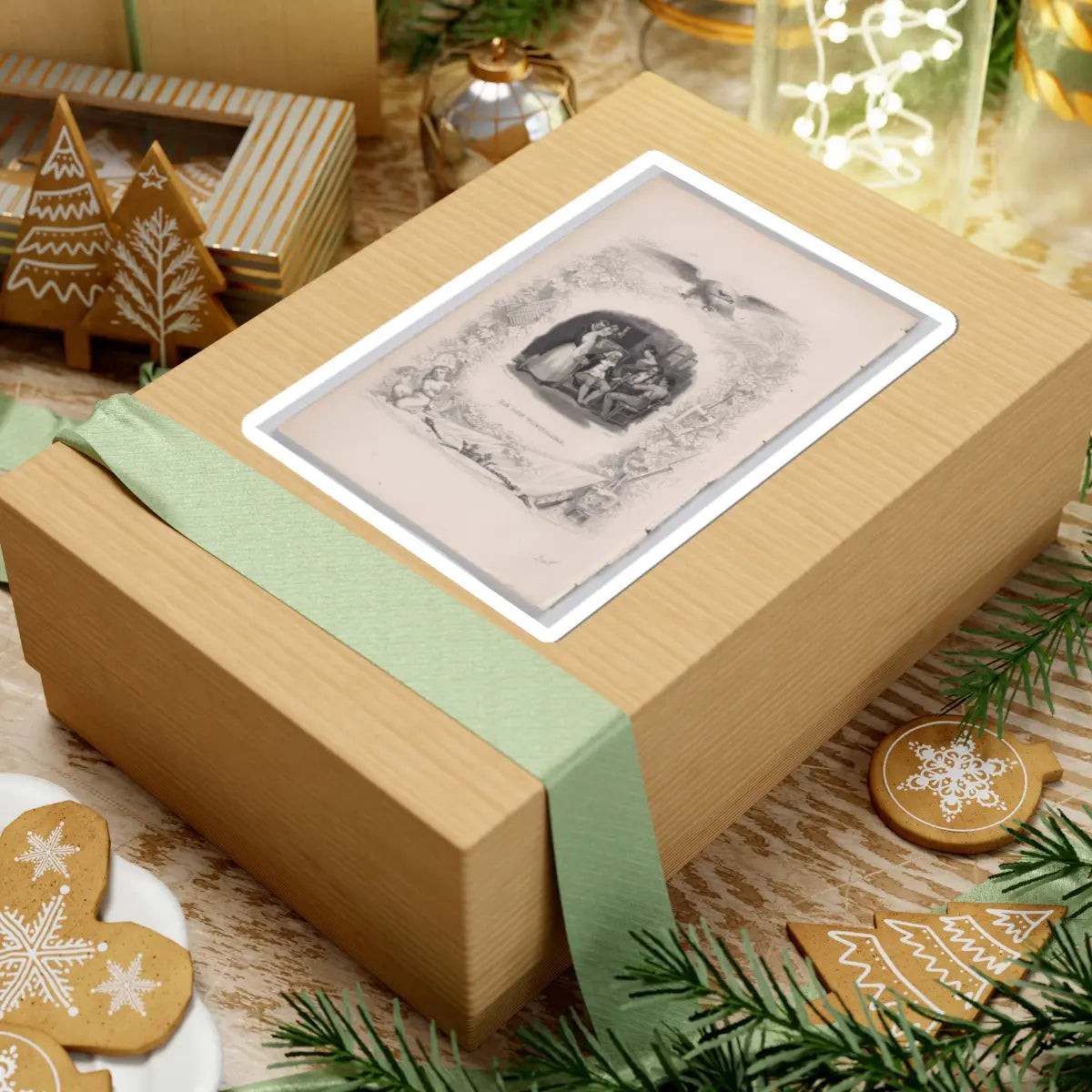 SKU:TSS-STICK-LFRJHN-6X6-5 Sizes:6" × 6" Types:White