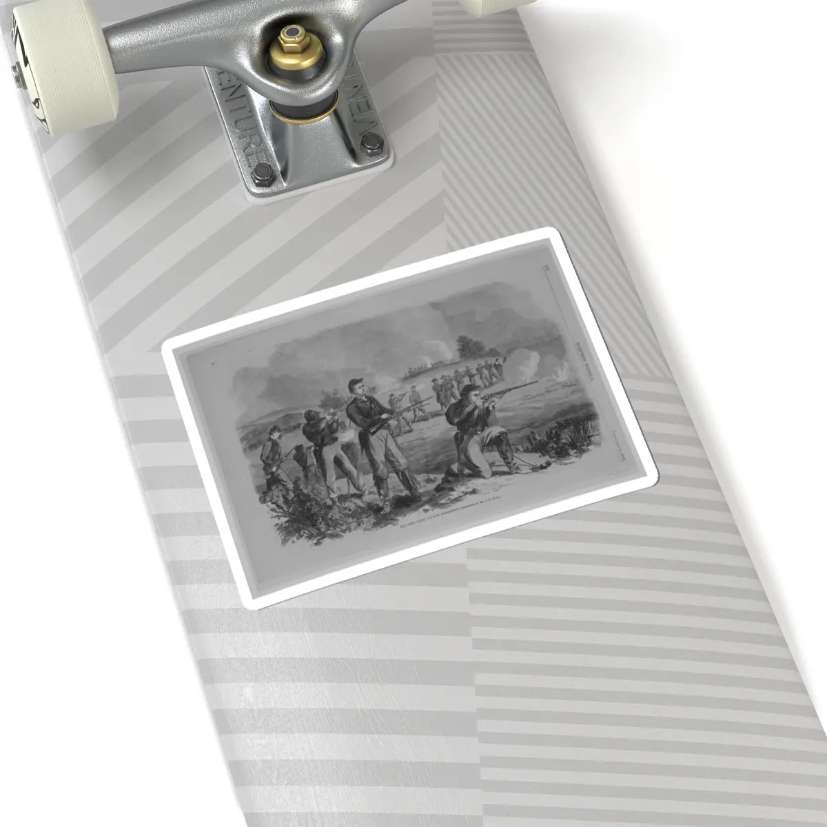 SKU:TSS-STICK-LFRRDL-6X6-13SZK Sizes:6" × 6" Types:White