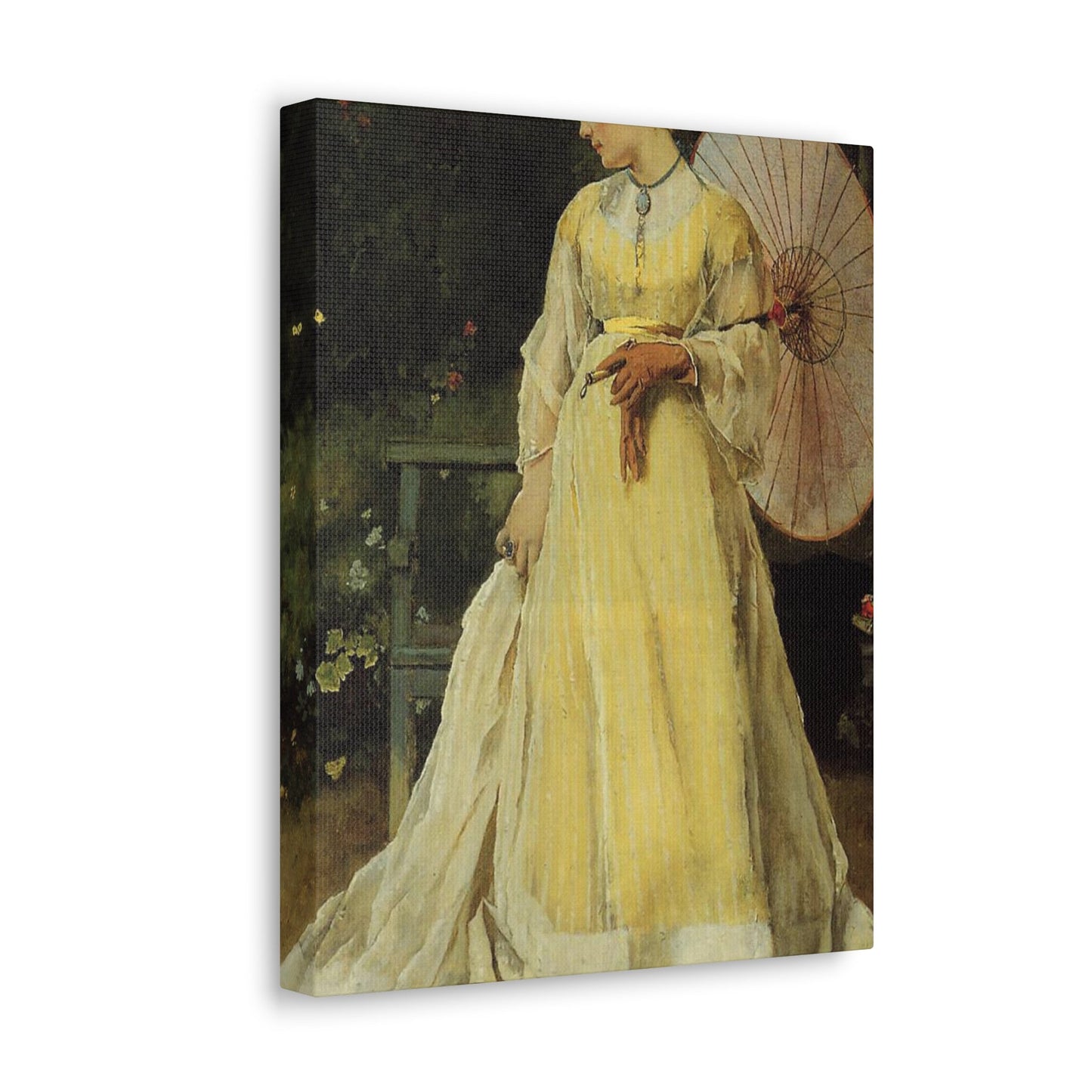 Alfred Stevens (1823-1906) In the Country - c1867 - Canvas Wall Art-The Sticker Space