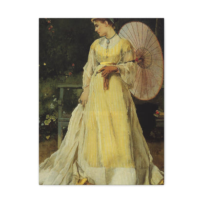 Alfred Stevens (1823-1906) In the Country - c1867 - Canvas Wall Art-18″ x 24″-The Sticker Space