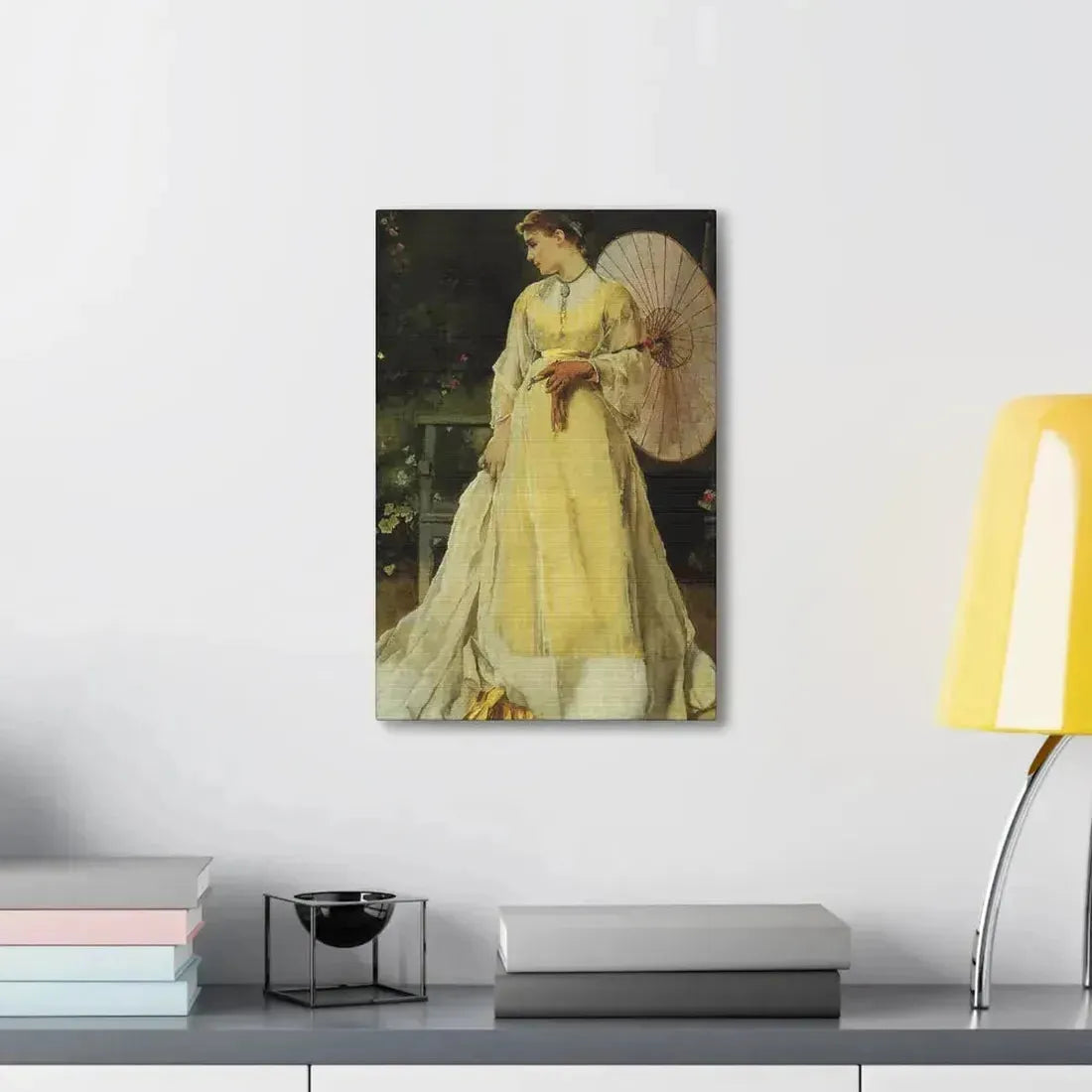 Alfred Stevens (1823-1906) In the Country - c1867 - Canvas Wall Art - The Sticker Space