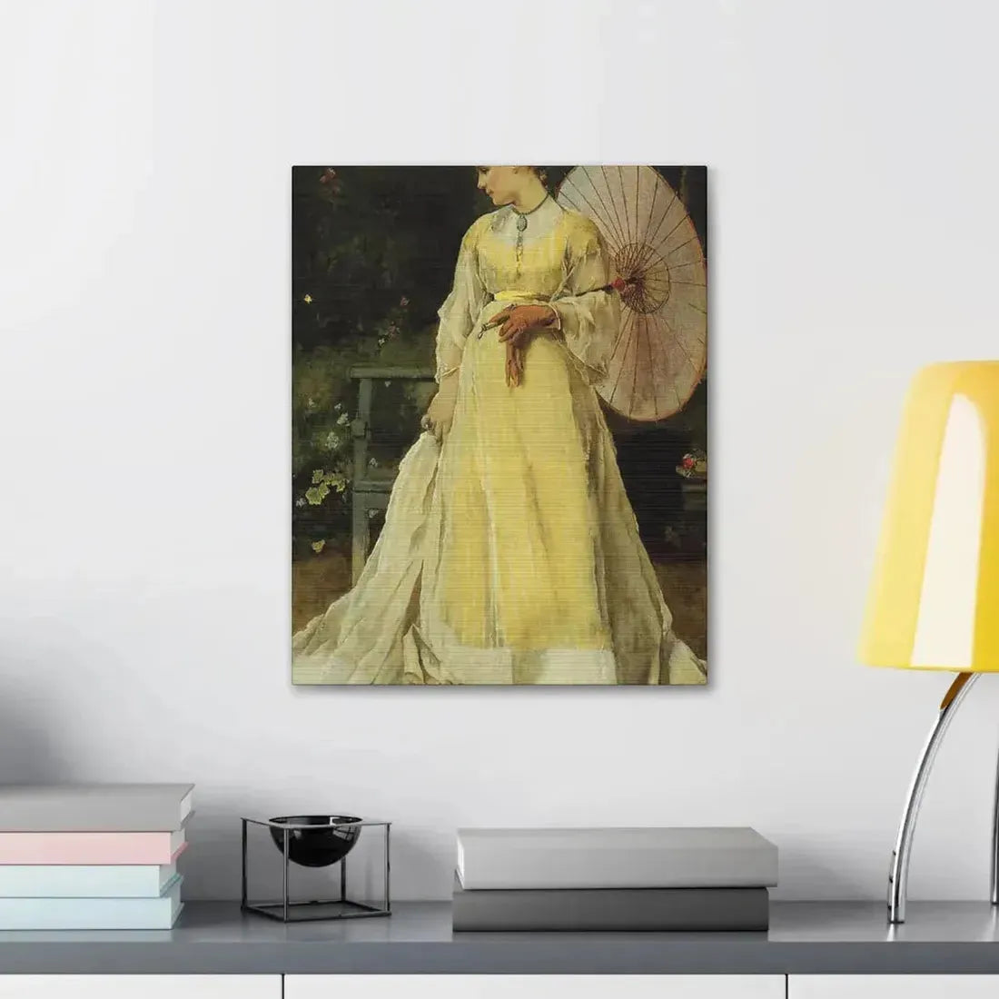 Alfred Stevens (1823-1906) In the Country - c1867 - Canvas Wall Art - The Sticker Space