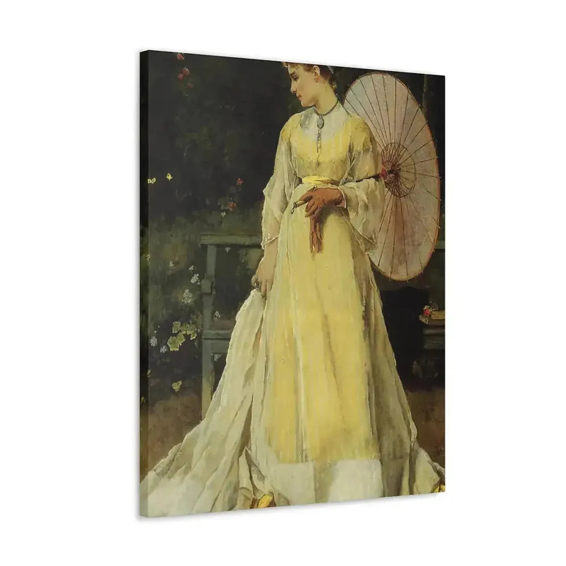 Alfred Stevens (1823-1906) In the Country - c1867 - Canvas Wall Art - The Sticker Space