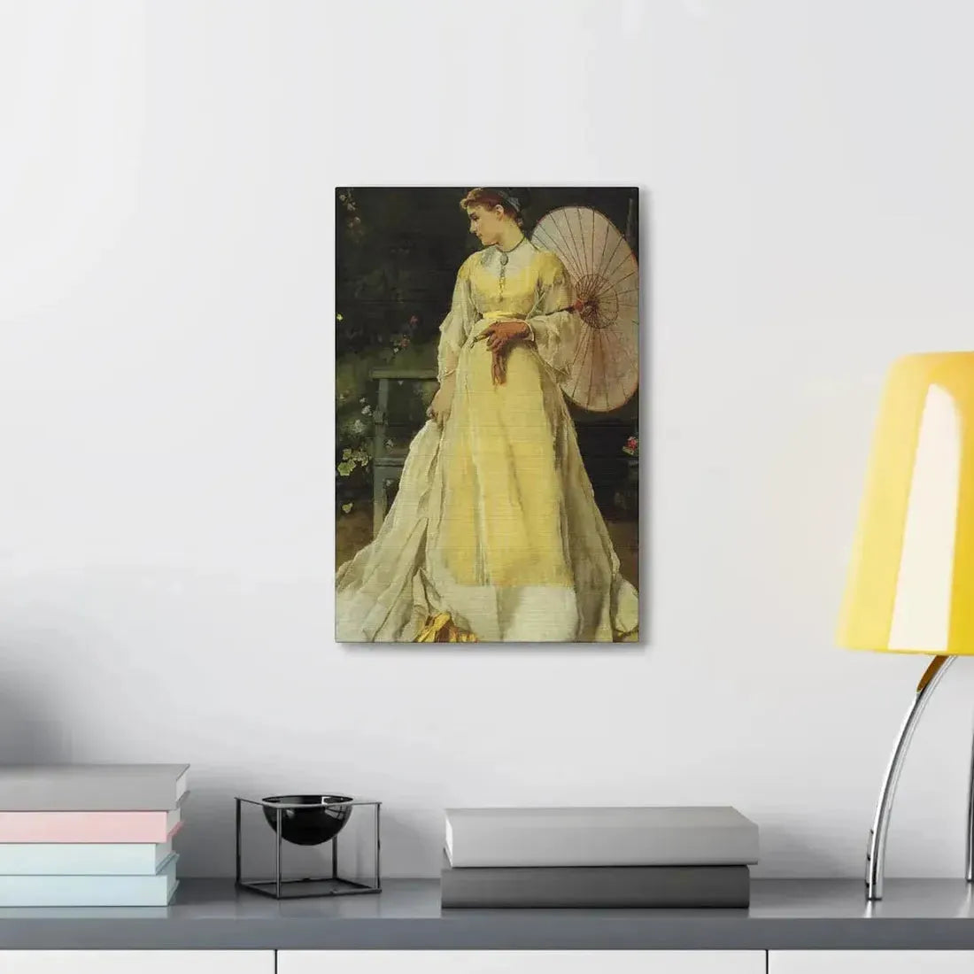 Alfred Stevens (1823-1906) In the Country - c1867 - Canvas Wall Art - The Sticker Space