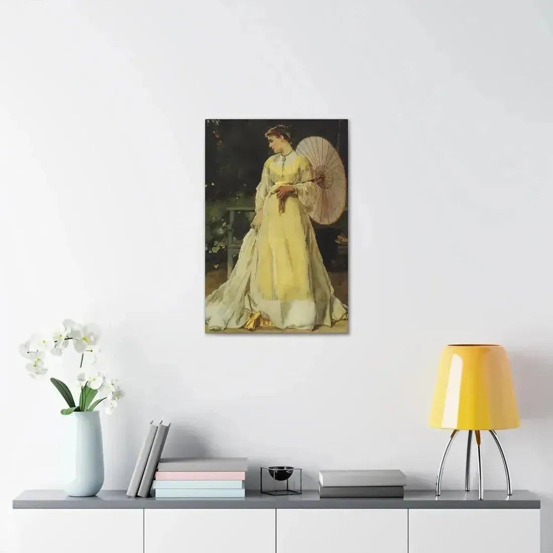 Alfred Stevens (1823-1906) In the Country - c1867 - Canvas Wall Art - The Sticker Space