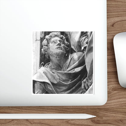 ALGARDI, Alessandro - 2- - The Meeting of Leo I and Attila (detai~1 (Artwork) STICKER Vinyl Die-Cut Decal-The Sticker Space