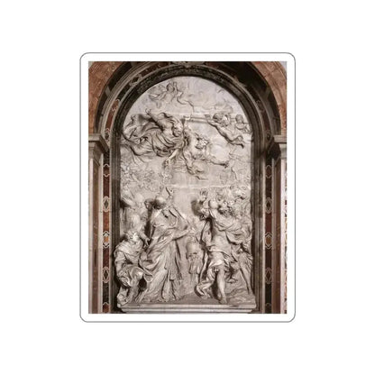 ALGARDI, Alessandro - 2- - The Meeting of Leo I and Attila1 (Artwork) STICKER Vinyl Die-Cut Decal - The Sticker Space