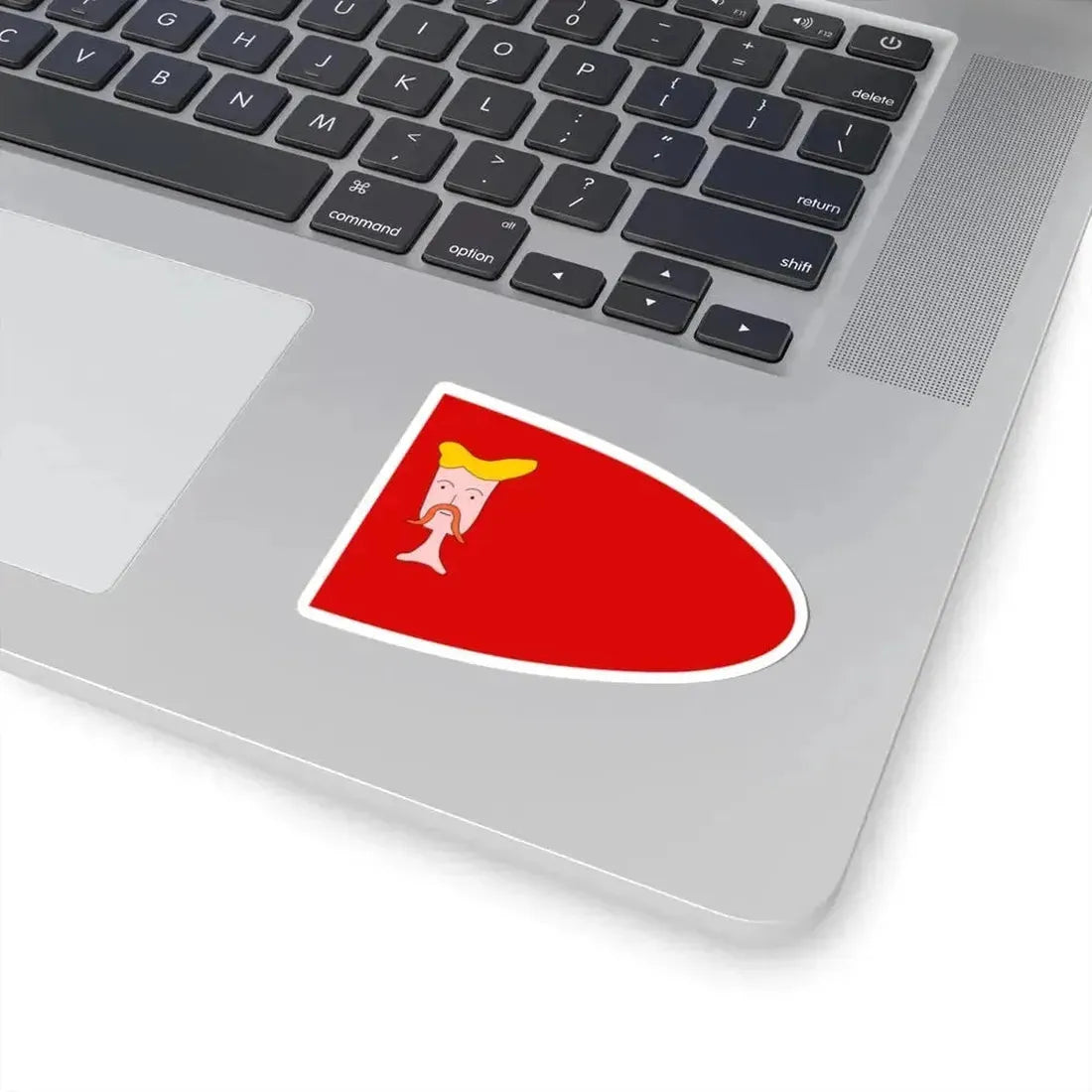 Algerian flag Barbary ensign with the an Berberian head 2 (Algeria) STICKER Vinyl Kiss-Cut Decal - The Sticker Space