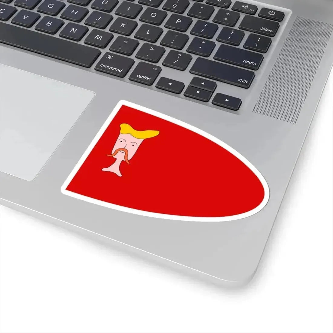 Algerian flag Barbary ensign with the an Berberian head 2 (Algeria) STICKER Vinyl Kiss-Cut Decal - The Sticker Space