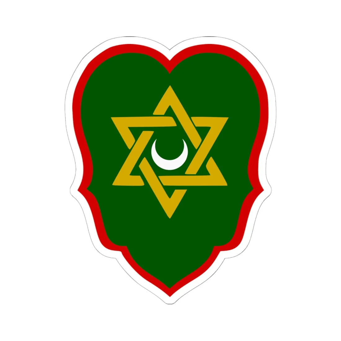 Algiers Lesser Coast of Arms 1630 (Algeria) (Coat of Arms) STICKER Vinyl Kiss-Cut Decal 6 Inch White - The Sticker Space