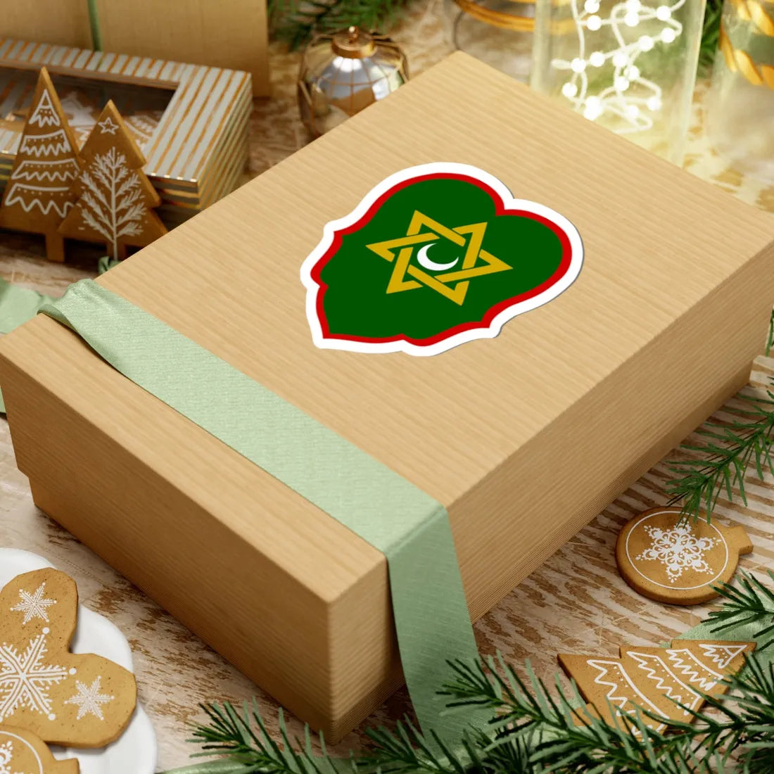 Algiers Lesser Coast of Arms 1630 (Algeria) (Coat of Arms) STICKER Vinyl Kiss-Cut Decal - The Sticker Space