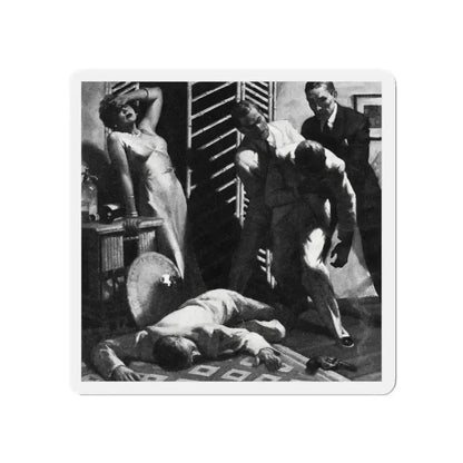 Alias Emerald Annie, Liberty magazine, July 17, 1937 (Magazine Illustration) Refrigerator Magnet 5 Inch - The Sticker Space