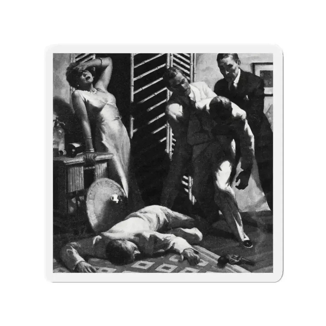 Alias Emerald Annie, Liberty magazine, July 17, 1937 (Magazine Illustration) Refrigerator Magnet - The Sticker Space