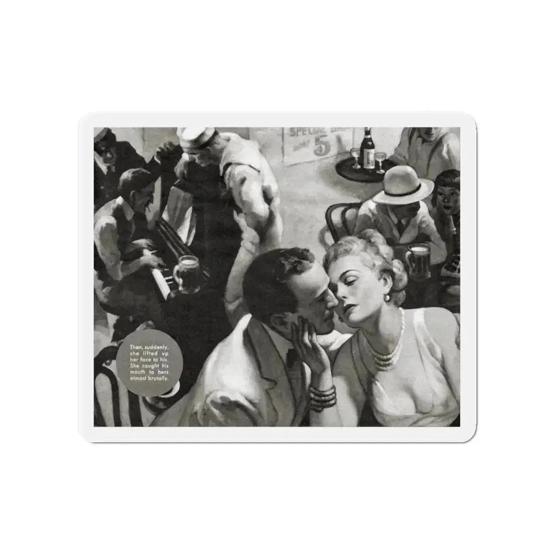 Alias Emerald Annie, Liberty magazine, June 19, 1937 (Magazine Illustration) Refrigerator Magnet 4 Inch - The Sticker Space