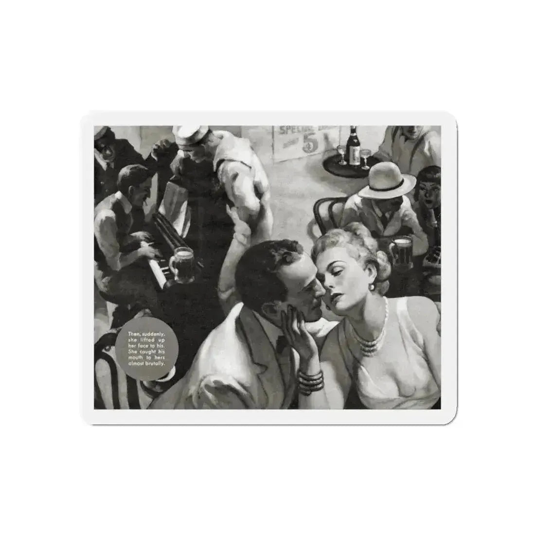 Alias Emerald Annie, Liberty magazine, June 19, 1937 (Magazine Illustration) Refrigerator Magnet - The Sticker Space