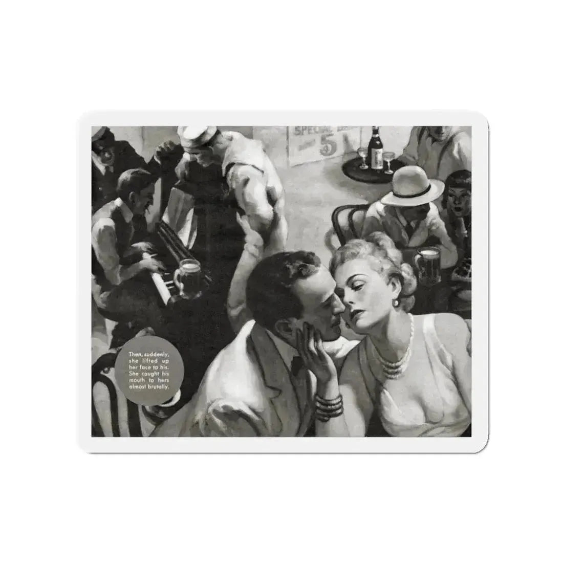 Alias Emerald Annie, Liberty magazine, June 19, 1937 (Magazine Illustration) Refrigerator Magnet - The Sticker Space