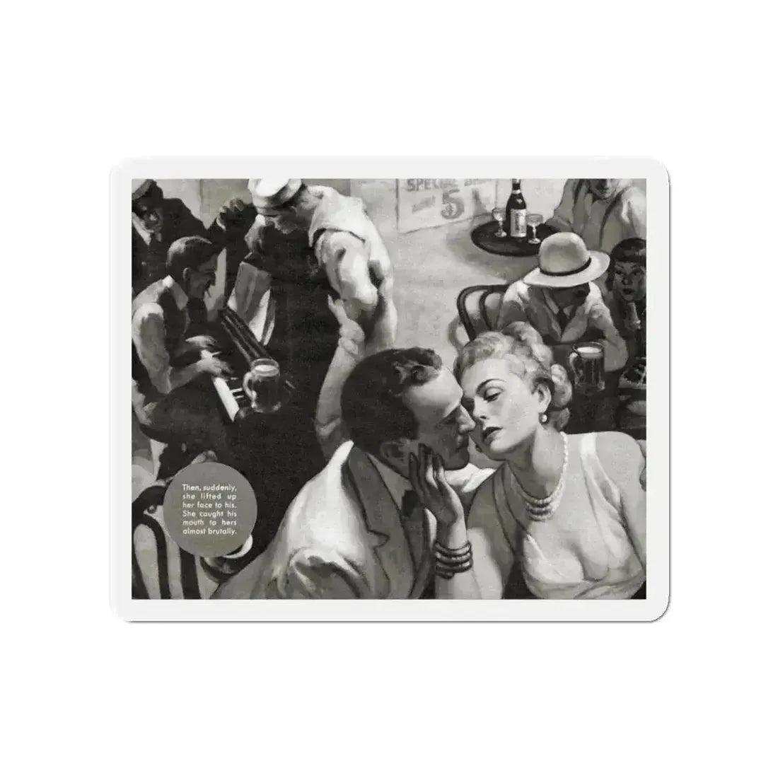 Alias Emerald Annie, Liberty magazine, June 19, 1937 (Magazine Illustration) Refrigerator Magnet - The Sticker Space