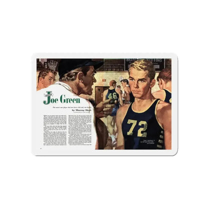Alias Joe Green, The American Magazine, January 1953 (Magazine Illustration) Refrigerator Magnet - The Sticker Space