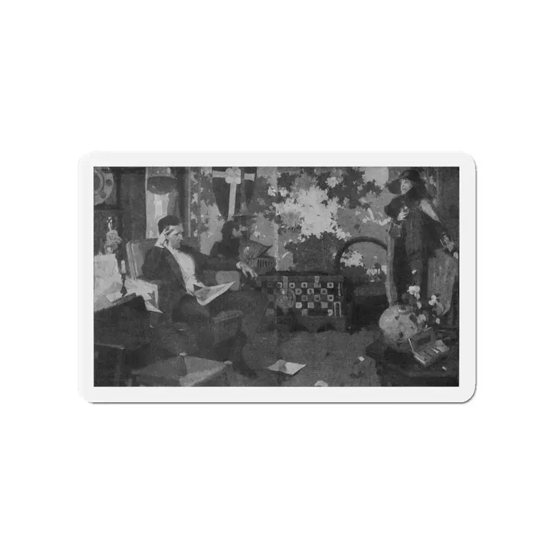 Alibi, McCalls magazine, August 1926 (Magazine Illustration) Refrigerator Magnet 4 Inch - The Sticker Space