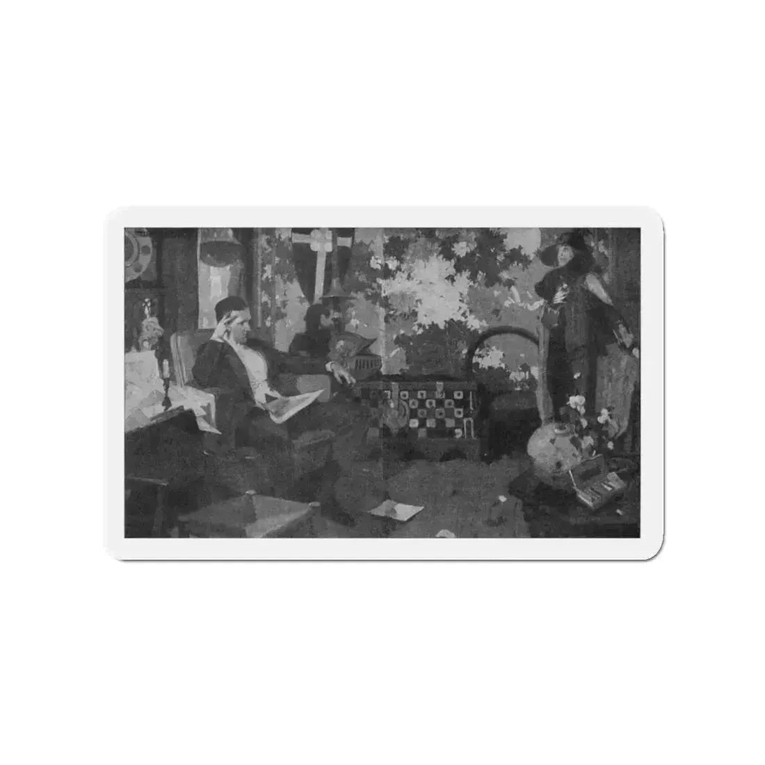 Alibi, McCalls magazine, August 1926 (Magazine Illustration) Refrigerator Magnet - The Sticker Space