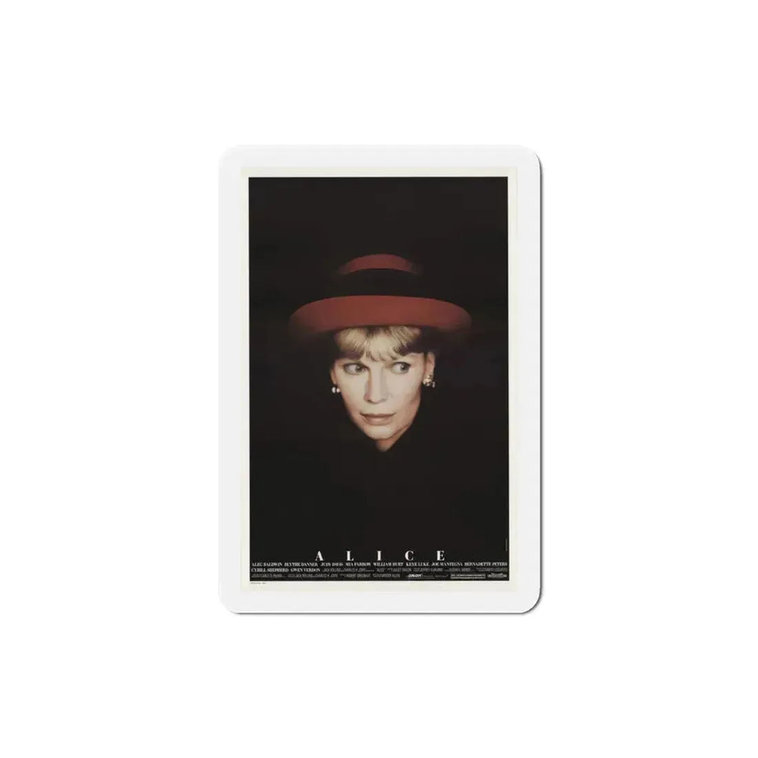 Alice 1990 Movie Poster Refrigerator Magnet 3 Inch - The Sticker Space