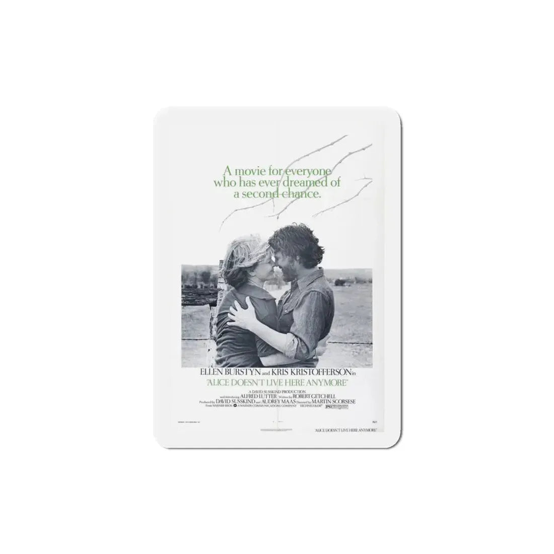Alice Doesn't Live Here Anymore 1974 Movie Poster Refrigerator Magnet 3 Inch - The Sticker Space