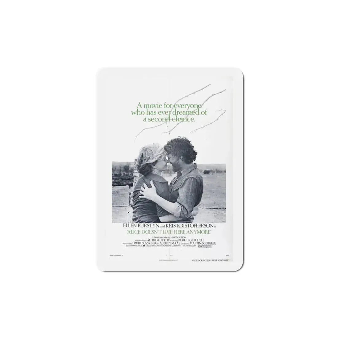 Alice Doesn't Live Here Anymore 1974 Movie Poster Refrigerator Magnet 4 Inch - The Sticker Space