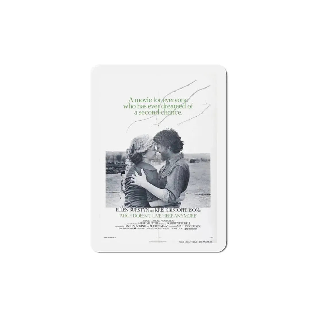 Alice Doesn't Live Here Anymore 1974 Movie Poster Refrigerator Magnet 5 Inch - The Sticker Space