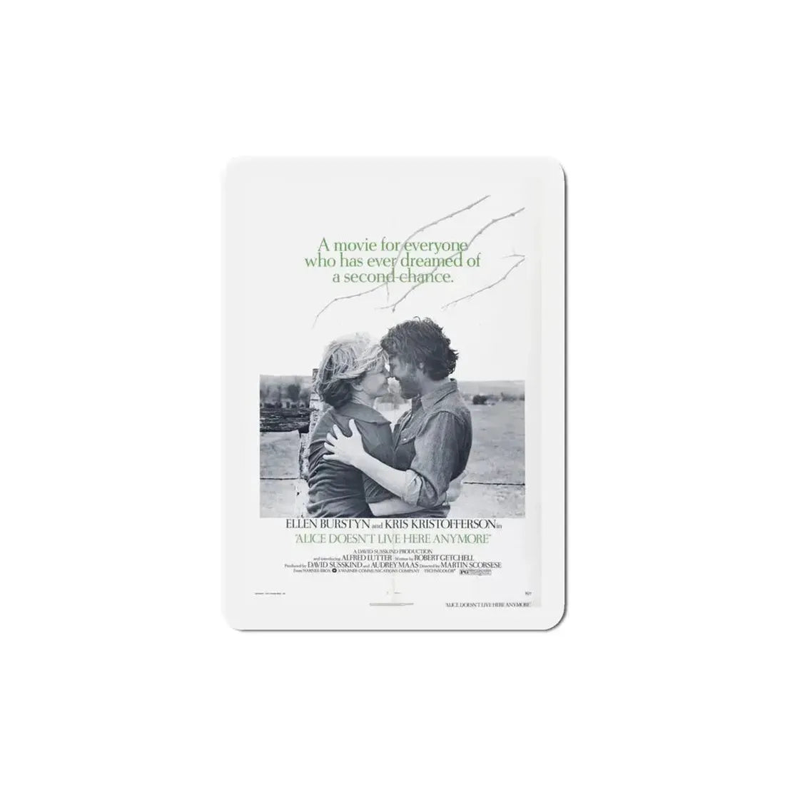 Alice Doesn't Live Here Anymore 1974 Movie Poster Refrigerator Magnet - The Sticker Space